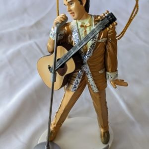 Elvis Presley Collectible Christmas Ornament - Gold Lame Suit - 2002 Trevco